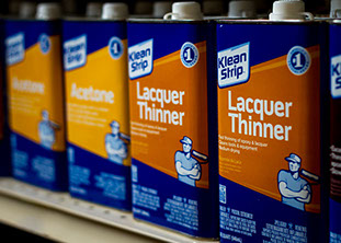 Klean Strip Lacquer Thinner and Acetone
